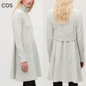 XS COS 100% Lambswool Knit A-Line Dress